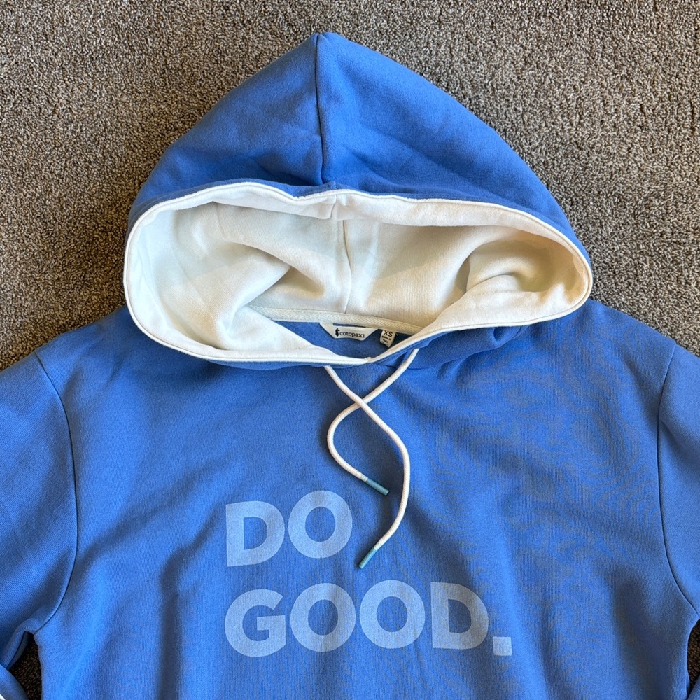 Cotopaxi Do Good Blue Hoodie XS - Picture 3 of 5